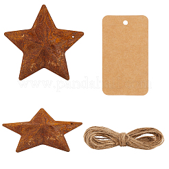 Звездная ржавчина железо большие подвески&nbsp;IFIN-GF0001-11B