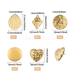 20 шт. 5 шт. фурнитура для сережек-гвоздиков из нержавеющей стали 304 STAS-CA0002-12