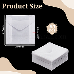 Leere Transparentpapier-Umschläge&nbsp;LS-FIND-WH0152-905B