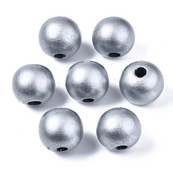 Крашеные натуральные деревянные бусины WOOD-T027-23B-03-LF