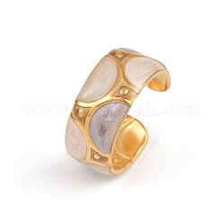 Регулируемые эмалированные манжеты из нержавеющей стали 304 для женщин&nbsp;LS-RJEW-A074-08G