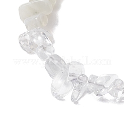 Браслеты из бисера из натуральных смешанных драгоценных камней для женщин BJEW-JB11334