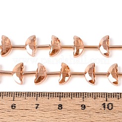 Гальванизируйте прозрачные стеклянные бусины&nbsp;EGLA-H112-05HP-04