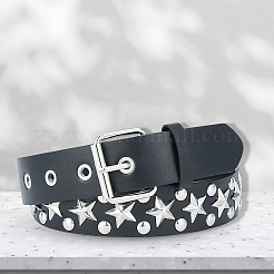 Сплав звездочка заклепки pu кожа цепь ремни DIY-WH20007-291A