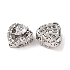 Латунные микропаве из прозрачного кубического циркония KK-S389-23P