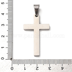 Подвески-кресты из нержавеющей стали 304 с библейской тематикой STAS-F323-11P