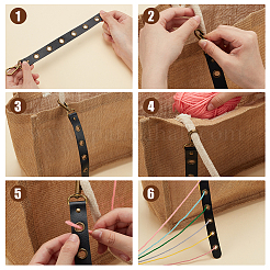 Кожа PU подвесные украшения&nbsp;FIND-WH0290-49AB-02