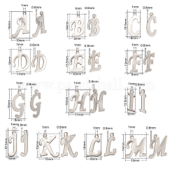 Подвески-буквы из нержавеющей стали 304 STAS-CJ0001-42