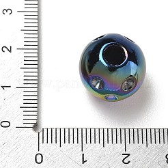 Sertissage de strass européens en acrylique opaque plaqué UV&nbsp;AC-CBA6658-06G