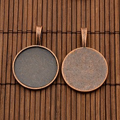 25мм прозрачно ясный куполообразное стекло кабошон крышка с сеттингами сплава TIBEP-X0008-R-FF