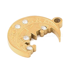 Pendentifs en strass en acier inoxydable 304&nbsp;RB-CBAB4B7-01E-G