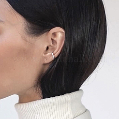 S925 серьги-манжеты из стерлингового серебра для женщин JJ9290-2