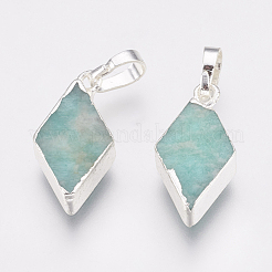 Природные подвески амазонит KK-G343-17