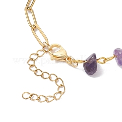 3 шт. 3 стиля браслета-цепочки из синтетической бирюзы AJEW-JB01400