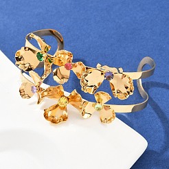 Браслеты-манжеты из нержавеющей стали 304&nbsp;BJEW-A049-03G