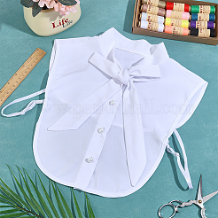 Col de chemise amovible en polyester&nbsp;AJEW-WH0643-161