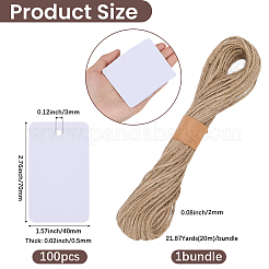 100 pendentif vierge en plastique PVC de grande taille&nbsp;KY-SP0001-84