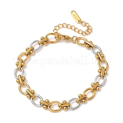 Браслеты-цепочки из нержавеющей стали 304 для женщин&nbsp;BJEW-Z134-01G