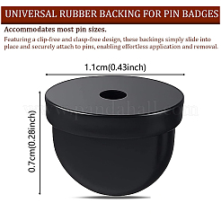 60 шт. резиновых задних булавок&nbsp;FIND-YW0011-59