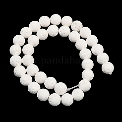 Синтетические бусины из лавы&nbsp;G-S397-D02-8mm