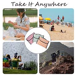 Переносной коврик для пикника из нетканого материала в клетку тартан JX572A-01