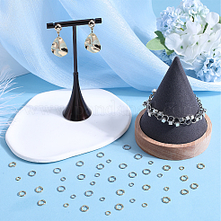 800 шт. 4 стиля соединительных колец из нержавеющей стали 304 STAS-SC0006-08