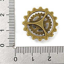 Подвески в стиле стимпанк из тибетского сплава TIBEP-Q061-15AB-LF