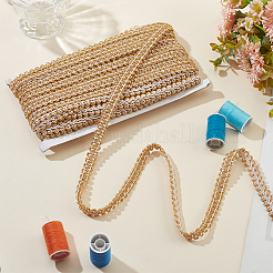 Металлические кружевные ленты из полиэстера OCOR-WH0060-74B