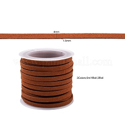 3 рулон 3 цвета шнура из искусственной замши LW-FS0001-02