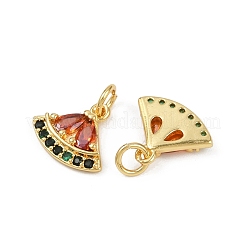 Латунные микро проложить кубического циркония подвески&nbsp;KK-C093-29A-G