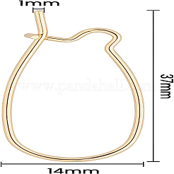 Латунные обручи KK-BC0005-27G