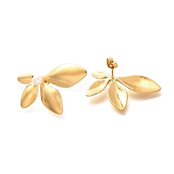 Серьги-гвоздики из нержавеющей стали 304&nbsp;LS-EJEW-U039-01G