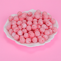 Perline focali rotonde in silicone&nbsp;SI-JX0046A-61