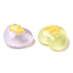 Кабошоны из полупрозрачной смолы в стиле мультфильма&nbsp;RESI-C039-01R