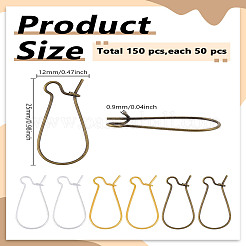 Железные серьги IFIN-LP0001-18A