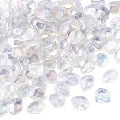 100 pz perline di vetro trasparente per placca&nbsp;GLAA-TA0003-90B