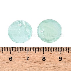 Charms naturales de la cáscara&nbsp;BSHE-WH0014-01F