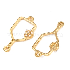 Dijes conectores de perlas de acero inoxidable 304 y plástico ABS para deportes&nbsp;SA-CBA4809-04G