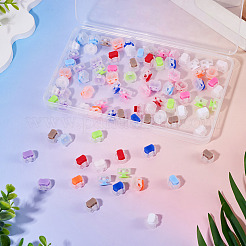 100 Stück Kordelstopper aus Kunststoff in 10 Farben&nbsp;KY-TA0001-66