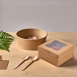 Картонные подарочные коробки для кексов CON-BC0007-42