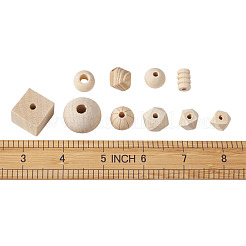 Незаконченные деревянные бусы&nbsp;WOOD-TA0002-14