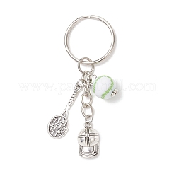 Брелки из сплава и акрила со спортивной тематикой&nbsp;KEYC-JKC01451