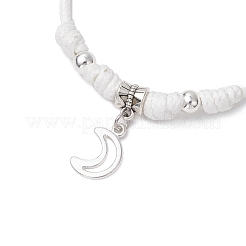 Браслеты с подвесками из сплава и латуни для женщин и мужчин&nbsp;BJEW-JB11287-01