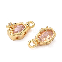 Латунь с кубическими цирконами&nbsp;KK-D024-23B-G