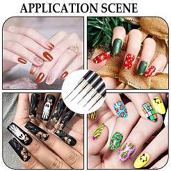 5 Stück Kunststoff-Nagelkunst-Linienpinsel&nbsp;AJEW-WH20816-069B