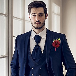 4шт. шелковая брошь&nbsp;AJEW-CP0007-51