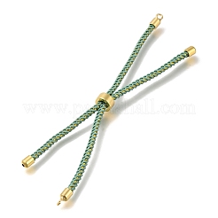 Изготовление браслета-слайдера из плетеного хлопкового шнура&nbsp;MAK-R001-01G-30