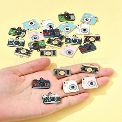 25шт 8 стиля подвески из сплава с эмалью&nbsp;ENAM-FS0003-13