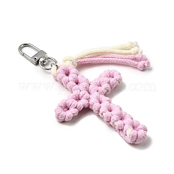 Хлопок подвесные украшения HJEW-TA00395-04