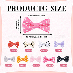 90 шт. 9-х цветные аксессуары из полиэстера для украшения DIY-TA0012-70